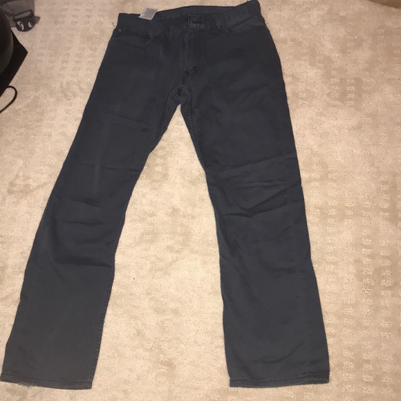 dark blue khaki pants